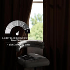 NICETOWN Brown Velvet Room Darkening Curtains, Home Decor Light Blocking - Image 7