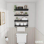 QEEIG Bathroom Floating Shelves Over Toilet - Image 6
