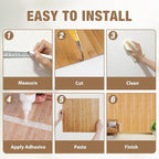 Natural Bamboo Wall Panel for Interior Wall Decor, Pole Wrap Wainscoting - Image 4