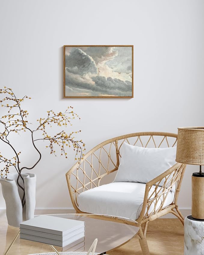 InSimSea Framed Canvas Wall Art Vintage Decor, Room Decor Classical Oil - Image 3