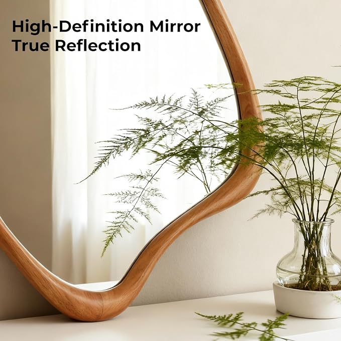 WallBeyond Asymmetrical Mirror, Irregular Wall Mirror, Wall Mirrors Decorative - Image 4