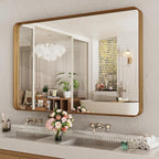 LOAAO 48X30 Inch Bathroom Mirror by LOAAO