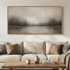 Large Framed Rustic Canvas Wall Art by Cuspin