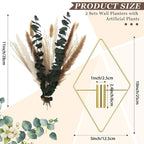 Jexine 4 Pcs Hanging Planters - Image 2