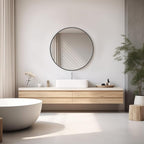 Sweetcrispy 24 Inch Round Wall Mirror - Image 6