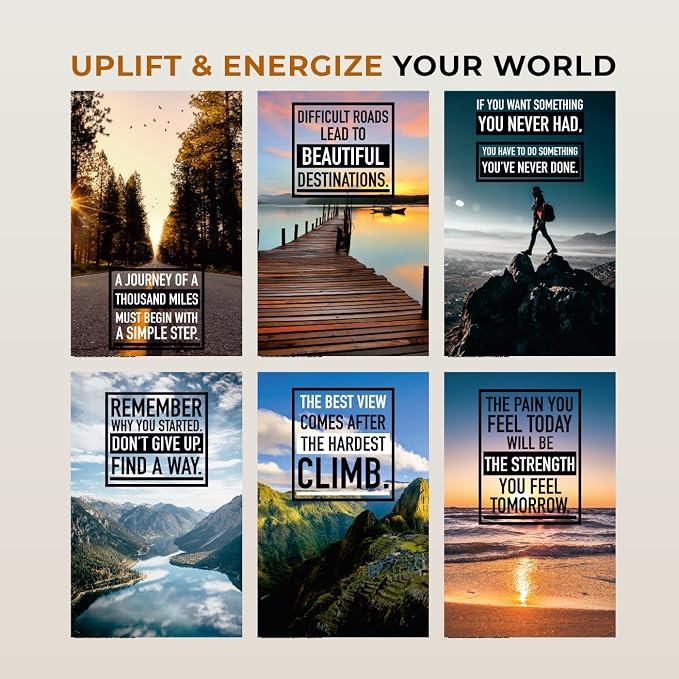 Oversized 17x24 Motivational Posters Set of 6 - Image 4