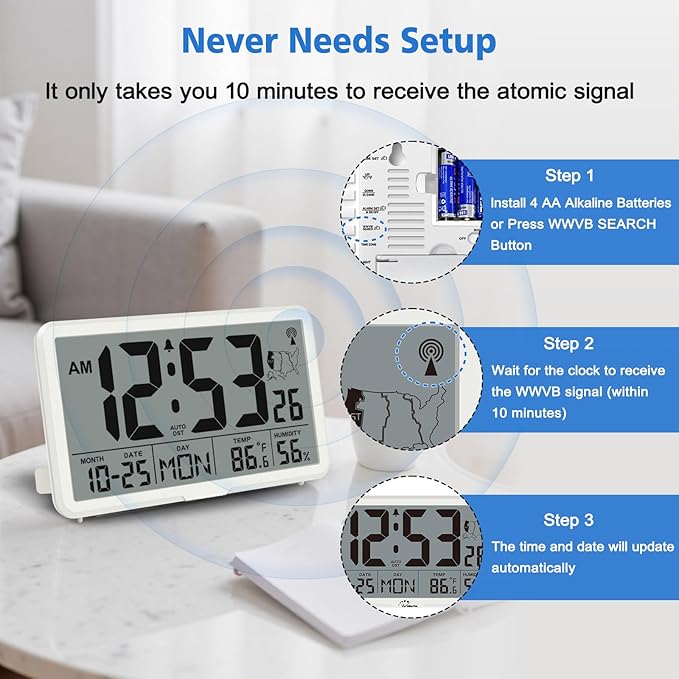 WallarGe Atomic Wall Clock - Image 3