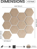 Fluxynara Hexagon Cork Board Alternative - Image 2