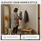 Homeforia Wall Coat Hook Rack - Image 2