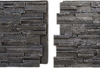 EverStone Cascade Faux Stone Panel, 48 5/8"W x 24 3/4"H x 1 1/4"D, Dark River - Image 8