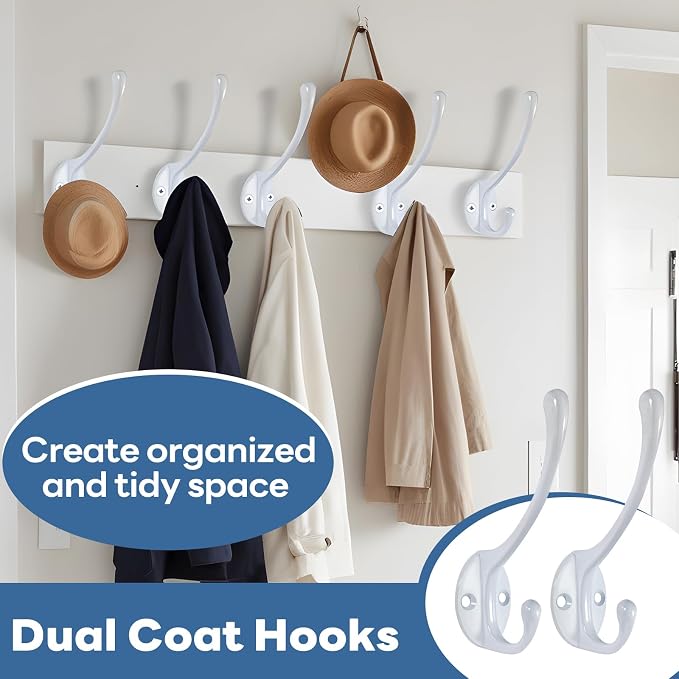 Wall Hooks for Hanging, for Living Room, Bedroom for Towel - Image 4