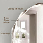Bathroom Mirrors for Over Sink, Round Frameless Mirrors for Wall, 20x20 Inch - Image 4