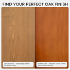 Homeforia 20 inch Golden Oak Floating Shelf, High End Solid Real Wood 20inch - Image 7