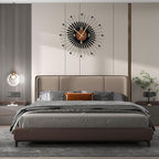 22 Inch Modern Sunburst Wall Clock Battery Operated, Silent Quartz Movement - Image 4
