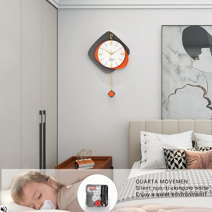 FLEBLE Modern Large Wall Clocks - Image 4