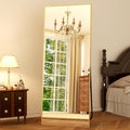 GLSLAND 64"x21" Full Length Mirror Big Standing Mirror Freestanding Hanging or by GLSLAND