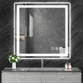 Koonmi 36"x36" LED Mirror for Bathroom, 90CRI Anti-Fog Vanity Mirror by KOONMI