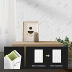 OUZUGIE 8-Pack 57 Inches, WPC Slat Wall Panel Trim, Corner Guard - Image 2