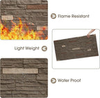 Faux Stone Brick Wall Panels, Lightweight PU Faux Rock Wall Panels, Easy DIY - Image 5