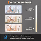 GarveeHome 60x30 LED Bathroom Mirror - Image 4