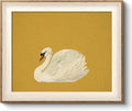 VIYYIEA Framed Wall Art for Living Room, Swan Canvas Prints, Animals Painting by VIYYIEAART