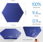 16 Pack Self-adhesive Acoustic Panels 12" X 10" X 0.4" -Sound Proof Foam Panels - Image 3