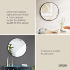 Umbra Hub Round Wall Mirror - Image 6