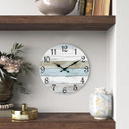 CHYLIN Wall Clock Silent Non Ticking Wall Clocks Battery Operated, Rustic - Image 9