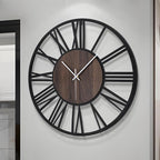 LEIKE Extra Large Wall Clocks, Silent Little Ticking, Battery Operated Vintage - Image 2