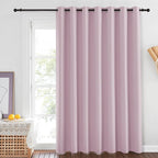 NICETOWN Room Darkening Baby Pink Curtains W100 x L84 - Image 2
