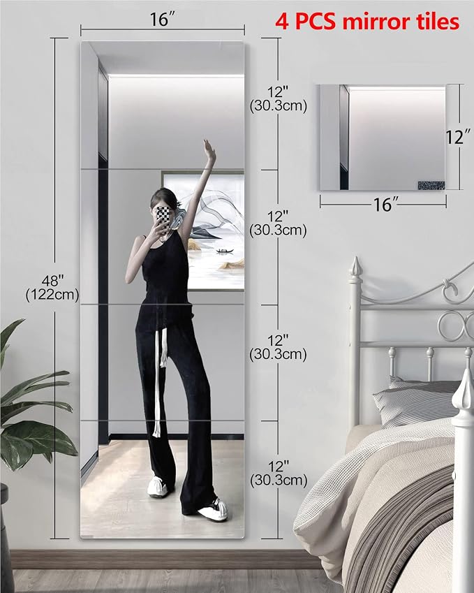 Shatterproof Wall Mirror Full Length - Image 2
