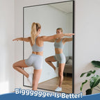 Large Mirror Full Length 72"X44", Oversized Floor Mirror - Image 6