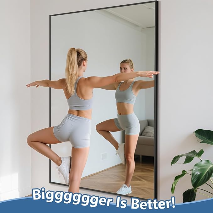 Large Mirror Full Length 72"X44", Oversized Floor Mirror - Image 6