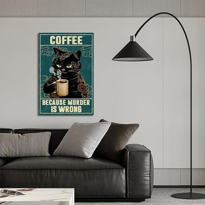 DIHSIEG Inspirational Canvas Wall Art funny bathroom wall art Print Poster - Image 6