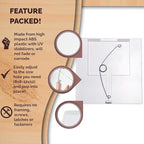 Morvat Adjustable Spring Access Panel 14"x14" Inches, - Image 4