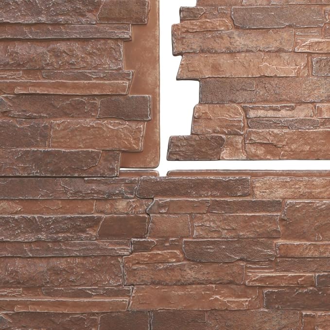 EverStone Acadia Ledge Faux Stone Panel, York Town Color - Image 9