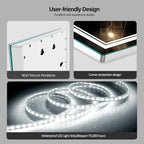 LED Bathroom Mirror 28x20 Inch - Image 6