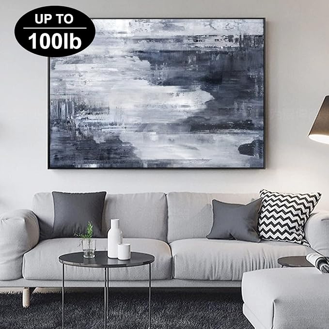 117Pcs Picture Hangers, 3 Size Picture Hooks Including 30/50/100lbs, Picture - Image 6