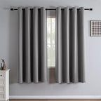 IGEMAEVE Blackout Curtains 72 Inch Length 2 Panels Set, Grommet Energy Saving by IGEMAEVE