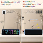 Peakeep Loud Digital Alarm Clock Large Display - Image 5