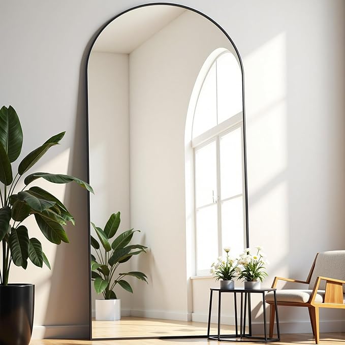 Dewfig Full Length Mirror, Large Floor Mirrors by YourSpacePerfectlyReflected