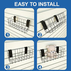 NeatiEase 29 PCS Slatwall Accessories Kit - Image 6