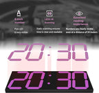 CHKOSDA LED Large Digital Wall Clock, Oversize Wall Clock - Image 6