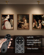 EZVALO LED Spotlight Indoor, 5500mAh Rechargeable Battery-Powered Uplights - Image 4