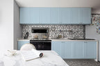 Dimoon 78.7''x17.7'' Blue Peel and Stick Wallpaper Contact Paper Modern Self - Image 9