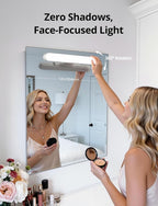 Combuh 2 Pack Battery Operated Bathroom Mirror Lights Bar - Image 7