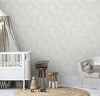 Ismoon Peel and Stick Wallpaper Vintage Floral Contact Paper Boho White and - Image 8