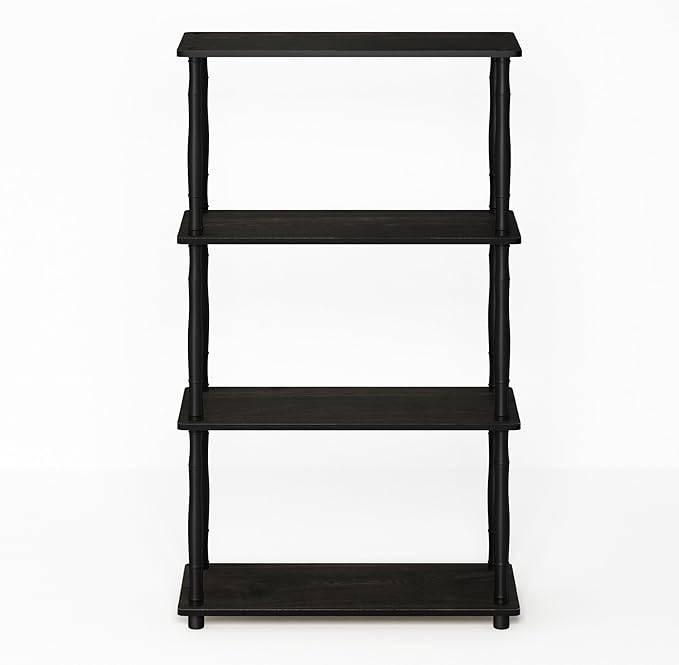 Furinno Turn-N-Tube 4-Tier Multipurpose Shelf Display Rack, Classic Tubes - Image 6