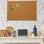 Lockways Cork Board Bulletin Board, 2 Pack Double Sided Corkboard 36" x 24" - Image 5
