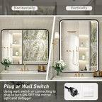 36x28 Inch LED Bathroom Mirror - Image 7